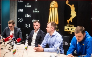 Startas duotas: Kaune pristatyta naujai kuriama Lietuvos 3×3 krepšinio lyga