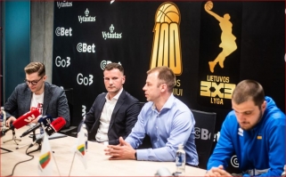 Startas duotas: Kaune pristatyta naujai kuriama Lietuvos 3×3 krepšinio lyga