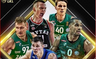 LKL simbolinis penketukas - ketvirtus metus iš eilės be reguliariojo sezono MVP