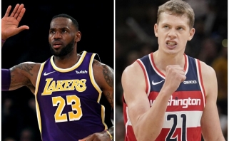 LeBronas pratęsė pergalingą "Lakers" žygį, "Wizards" vokietis užfiksavo istorinę statistiką