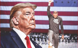 D.Trumpas: politizuotos NBA reitingai krenta, tikiuosi, futbole ir beisbole neseks jų pavyzdžiu