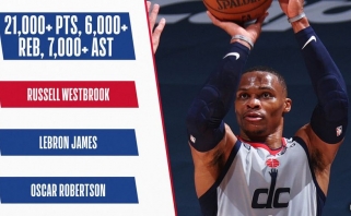 Westbrookas pakartojo Robertsono bei LeBrono pasiekimą