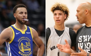 LaVaras - apie Curry: mano berniukai pataiko iš toliau, o LaMelo taps metų naujoku