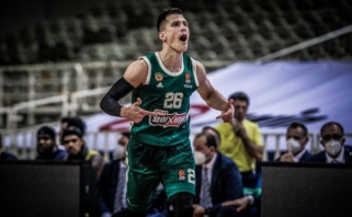 N.Nedovičiaus karjeros rungtynės nepadėjo "Panathinaikos" laimėti Tel Avive