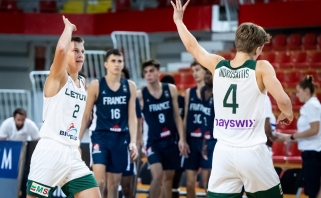 Įspūdinga: U16 rinktinė Europos čempionate startavo sutriuškindama prancūzus