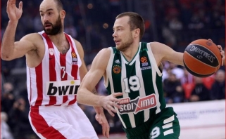 "Panathinaikos" treneris vėl žarstė liaupses L.Lekavičiui: jis - kaip S.Curry