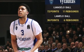 LiAngelo Ballas sumetė net 72 taškus, o "Vytautas" nepasigailėjo kinų