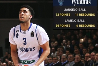 LiAngelo Ballas sumetė net 72 taškus, o "Vytautas" nepasigailėjo kinų