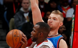 D.Sabonis ir "Thunder" padeda R.Westbrookui siekti NBA rekordų (lietuvis kukliai)