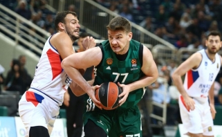 Gudaitis ir Grigonis žaidė blankiai, o "Panathinaikos" atidavė taurę amžiniems varžovams