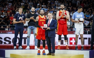 Čempionato MVP - R.Rubio, penkete - jo komandos draugas, argentinietis, prancūzas ir serbas