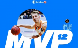 Kulboka – antrą kartą Europos taurės turo MVP