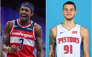 Sirvydis oficialiai debiutavo "Pistons"; Bealas pakartojo "Wizards" rekordą (rezultatai)