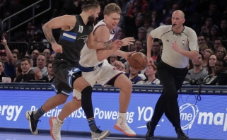 M.Kuzminskas sužaidė geriausią mačą gruodį, "Knicks" nesunkiai įveikė "Magic"