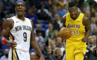 Įsibėgėję "Lakers" prisiviliojo Rondo, Randle'as keliasi į "Pelicans"