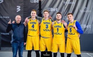 Pirmąjį Lietuvos 3x3 lygos etapą laimėjo LKL krepšininkų vedama VDU komanda