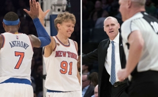 NBA kuriozas: M.Kuzminskas įdėjo ir privertė varžovus apsijuokti - "Knicks" laimėjo