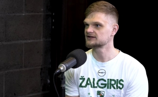 T.Sabonis – apie "Žalgirio" iššūkius, Lukošiūno profesionalumą bei brolį NBA atkrintamosiose